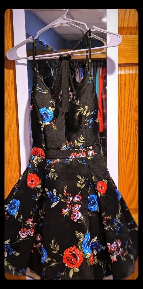 A beautiful black/floral dress